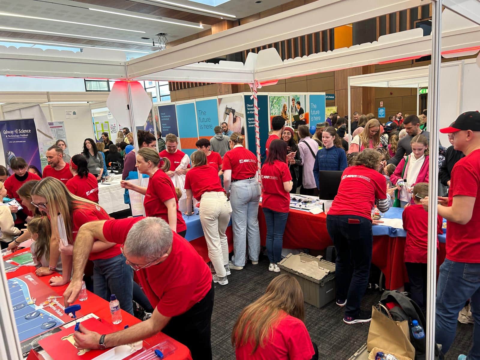 Crowd view of the Science Festival